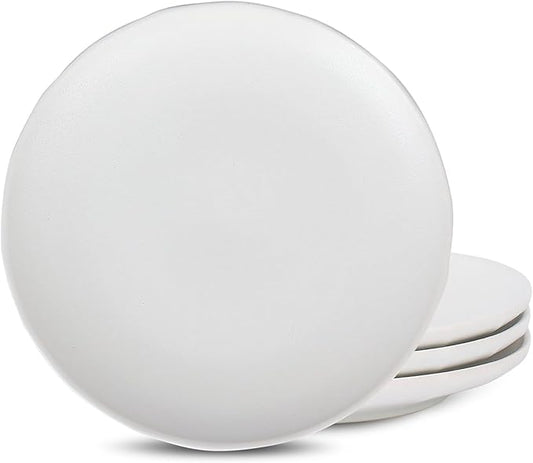 Stone Lain Rio 4-Piece Salad Plate Set Stoneware, Beige