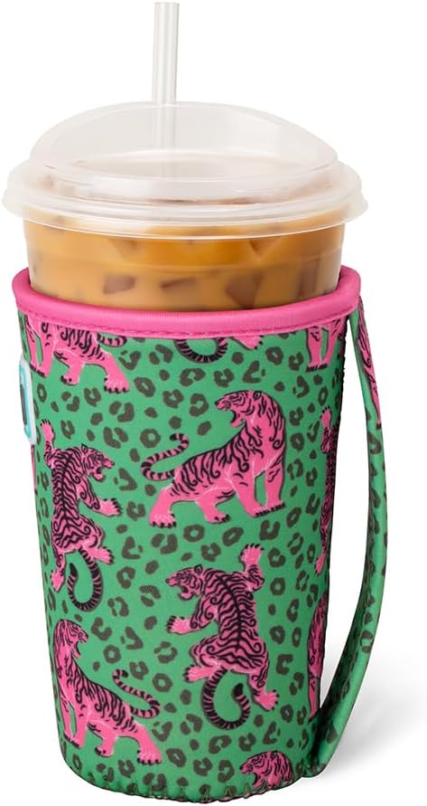 Swig Life Medium Iced Cup Coolie, Standard 22oz Iced Coffee Cup Insulator Sleeve - Image 3
