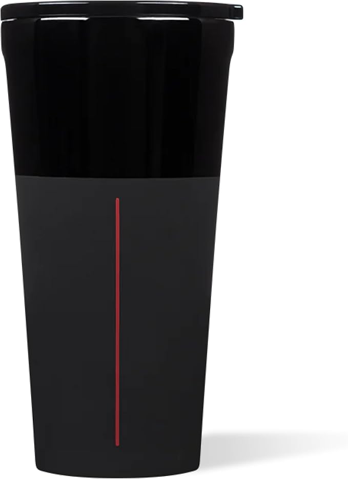 Corkcicle Disney Tumbler - Triple-Insulated Stainless Steel - Keeps Drinks Cold 9 Hours - Spill-Proof Lid - Reusable - Summer Drinkware Gift - Keeps Drinks Ice Cold - 16 oz - Darth Vader