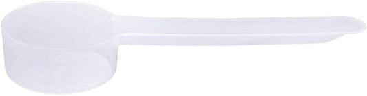 Plastic Measuring Scoop, 2 teaspoon (11 cc | 11 mL) Long Handle Spoons for Powders, Granules, Coffee, Pet Food, Baking Supplies, Protein and Other Dry Goods, BPA Free (Set of 1)