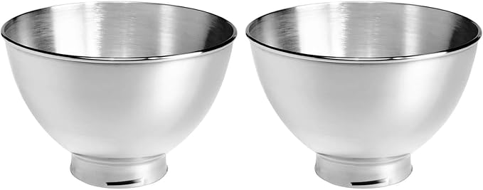 KitchenAid 3 Quart Polished Stainless Steel Bowl - KB3SS (Pack of 2)