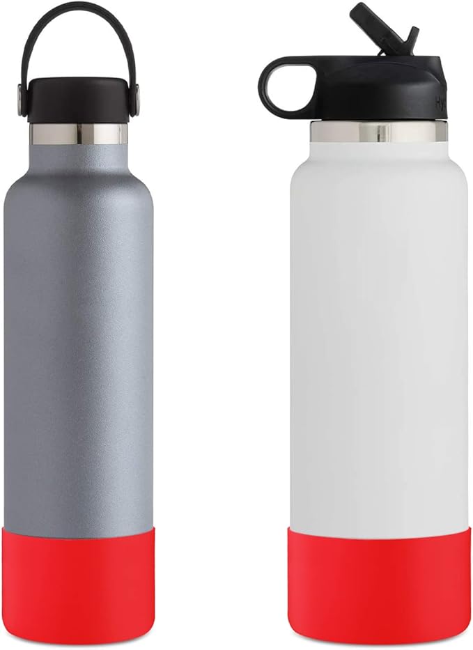 CHEETAH Protective Boot for Hydroflask Water Bottle 12oz - 40oz, BPA Free Bottom Silicone Sleeve Cover, Compatible with All Water Bottles with Bottom Width of 2.87-3.56in