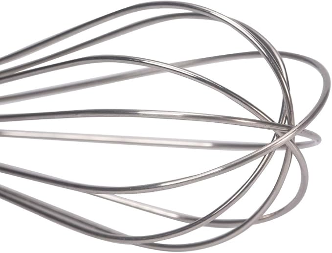 Aniso Stainless Steel Whisk (6 inches, Silver)