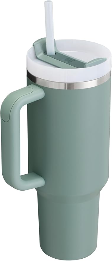 STANLEY Quencher H2.0 Tumbler with Straw 40 oz | Flowstate 3-Position Lid | Cup Holder Compatible for Travel | Insulated Stainless Steel Cup | BPA-Free | Shale