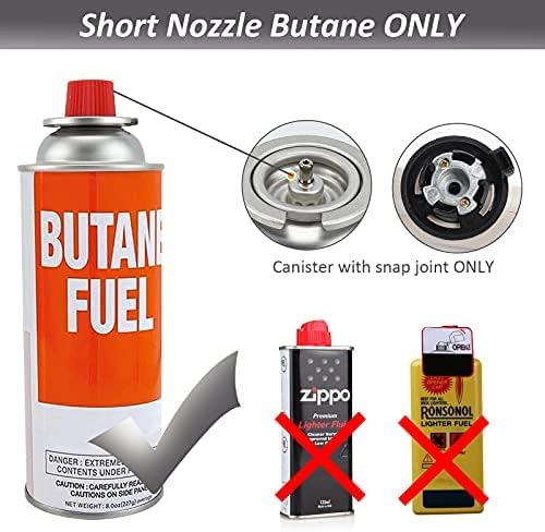 CORKAS Butane Torch Head, Professional Kitchen Cooking Torch with Adjustable Flame, Culinary & Grilling Blow Torch Lighter for Desserts, Creme Brulee, Soldering, BBQ and Baking (Fuel Not Included)