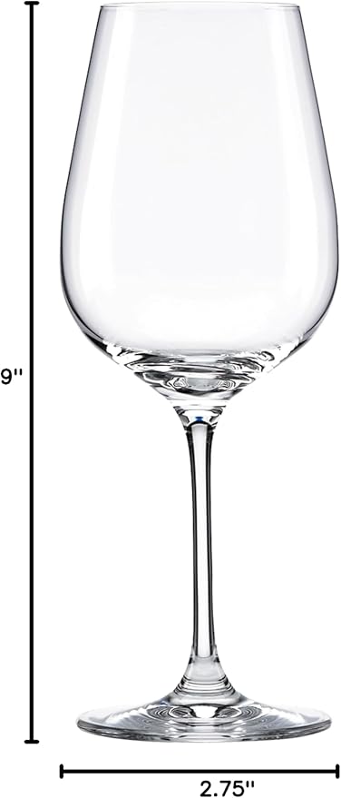 Lenox Tuscany Classics 4pc Pinot Grigio Glass Set, 2.55 LB, Clear