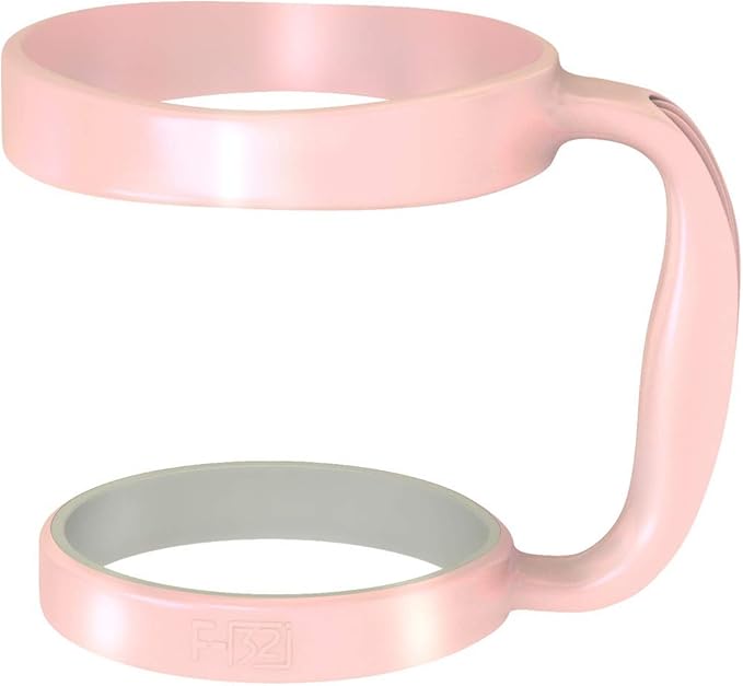 F-32 Handle - 19 COLORS - 30oz Size - Compatible with 30 oz YETI and 30 oz. OZARK TRAIL Tumbler Travel Mug - BPA FREE (30OZ, COTTON CANDY PINK, 1 Count (Pack of 1))