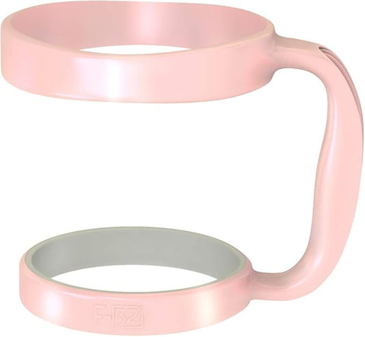 F-32 Handle - 19 COLORS - 30oz Size - Compatible with 30 oz YETI and 30 oz. OZARK TRAIL Tumbler Travel Mug - BPA FREE (30OZ, COTTON CANDY PINK, 1 Count (Pack of 1))
