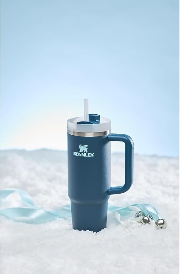 STANLEY Quencher H2.0 Tumbler with Handle and Straw 30 oz | Flowstate 3-Position Lid | Cup Holder Compatible for Travel | Insulated Stainless Steel Cup | BPA-Free | Stargaze