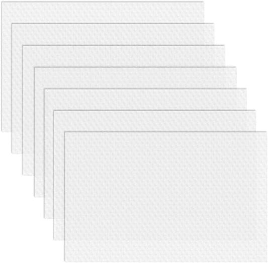 Refrigerator Liners, 12" x 17.7" Fridge Liner Washable Refrigerator Mats, Home Kitchen Gadgets Accessories Organization Must Haves for Freezer Glass Shelf Shelving Drawers Cupboard Cabinet - 7 Pack