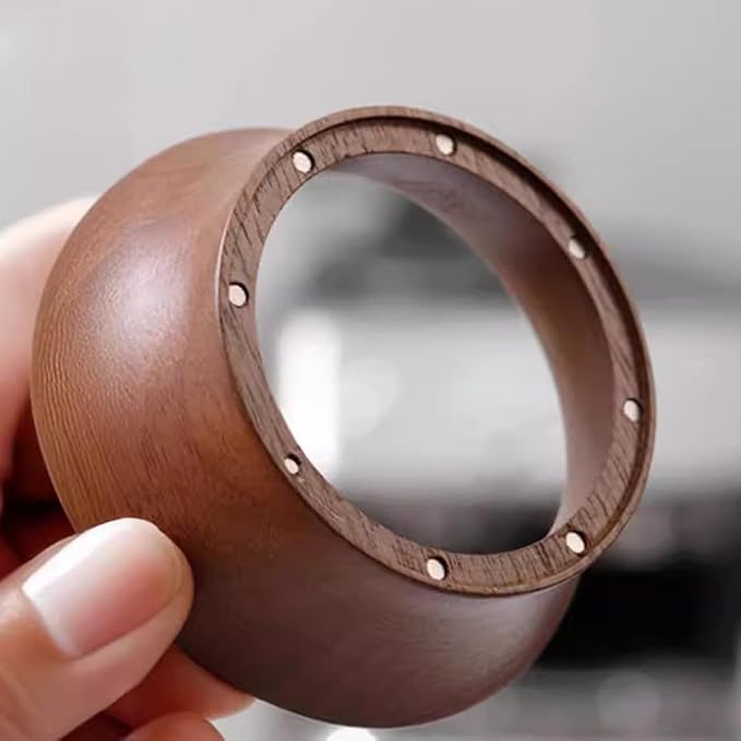 Wood Coffee Dosing Ring 51 53 58mm Portafilter Replacement Fit Espresso Tools - Image 2