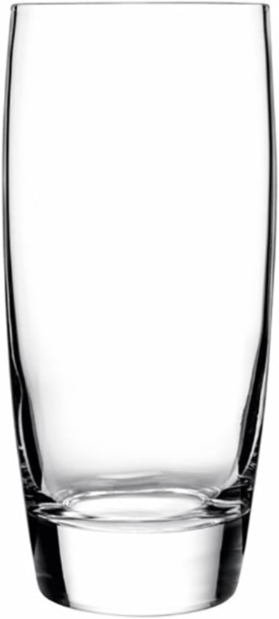 Luigi Bormioli Michelangelo 20 oz Beverage Glasses - Large Capacity, Crystal-Clear Design - Fine Laser-Cut Rims, Ideal for Various Beverages, Dishwasher Safe, Made in Italy (Set of 4)