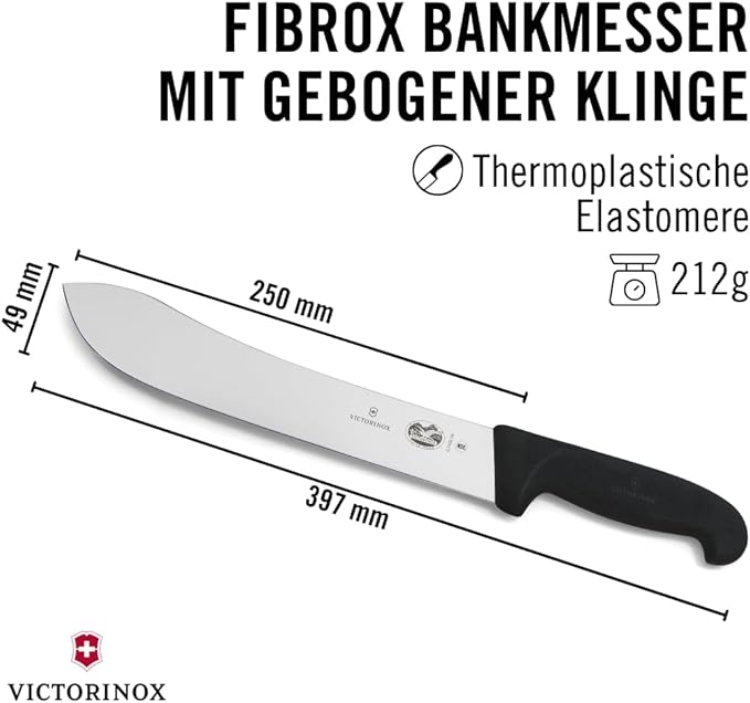 Victorinox Cutlery 8-Inch Granton Edge Butcher Knife