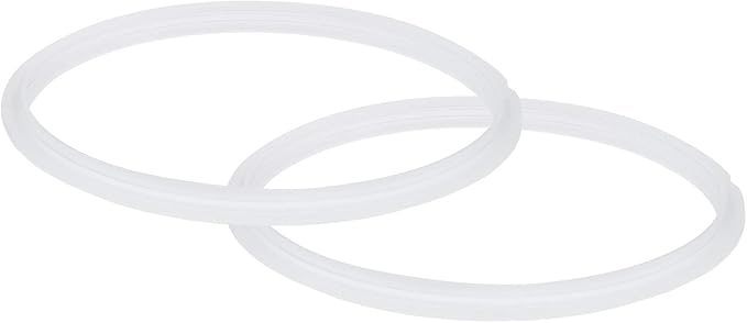 Instant Pot 2-Pack Sealing Ring 5 & 6-Qt, Inner Pot Seal Ring, Electric Pressure Cooker Accessories, Non-Toxic, BPA-Free, Replacement Parts, Clear