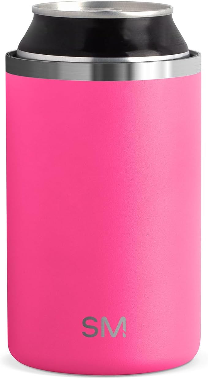 Simple Modern Standard Can Cooler for Beer, Soda, Sparkling Water | Vacuum Insulated Stainless Steel Drink Sleeve Holder Gift for Women 12oz Regular | Ranger Collection | Raspberry Vibes