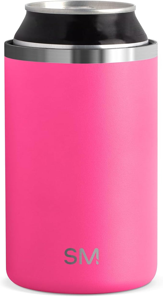 Simple Modern Standard Can Cooler for Beer, Soda, Sparkling Water | Vacuum Insulated Stainless Steel Drink Sleeve Holder Gift for Women 12oz Regular | Ranger Collection | Raspberry Vibes