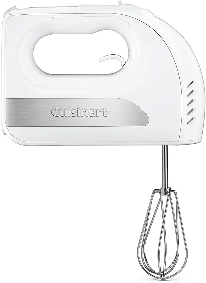 Cuisinart HM-6P1 6-Speed Hand Mixer, White, 6 Speed