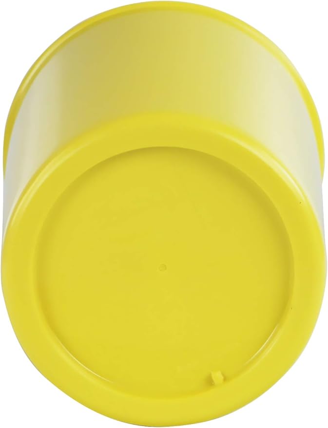 Reston Lloyd Calypso Basics Multipurpose Cookware Storage Crock, Kitchen Countertop & Office Desk Organization, Durable & Food Safe BPA-Free Plastic, Lemon