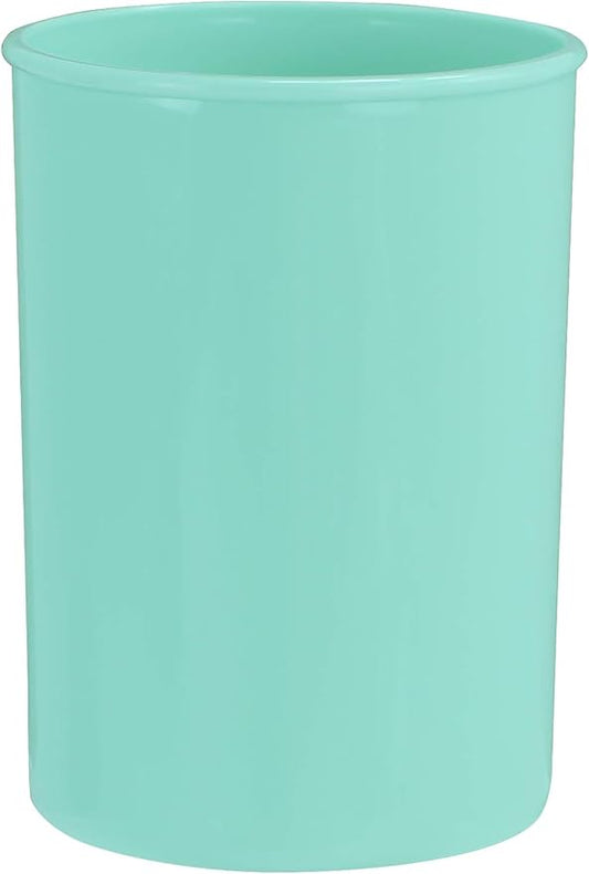 Reston Lloyd Calypso BasicsMultipurpose Cookware Storage Crock, Kitchen Countertop & Office Desk Organization, Durable & Food Safe BPA-Free Plastic, Seafoam