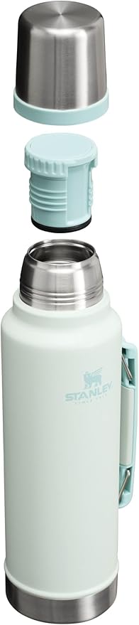 Stanley Classic Legendary Vacuum Bottle 1.5 qt | Wide Mouth with Leakproof Cup Lid | Keep Drinks Hot or Cold | Packable for Travel | Insulated Stainless Steel Thermal Bottle | BPA-Free | Mist