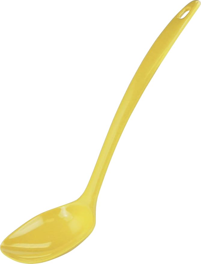 Reston Lloyd 6 Piece Kitchen Utensil Holder for kitchen counter, Utensils crock with Heat Resistant Spoon, Slotted Spoon, Ladle, Spatula BPA Free, Lemon