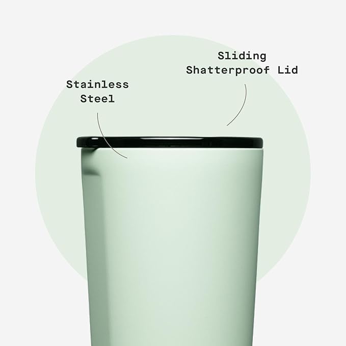 Corkcicle Classic Tumbler - Keeps Drinks Cold for 9 Hours & Hot for 3 - Triple-Insulated Stainless Steel - Holiday Tumbler Gift - 24 oz - Sage Mist