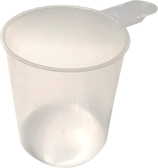 3/4 Cup (6 Oz. | 175 mL) Short Handle Scoop for Measuring Coffee, Pet Food, Grains, Protein, Spices and Other Dry Goods (Pack of 100)