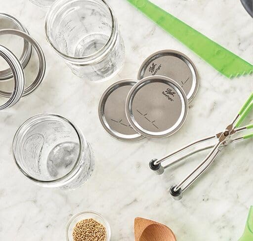 Ball Mason Jar Lids, Wide Mouth, 12 CT (Pack of 8)