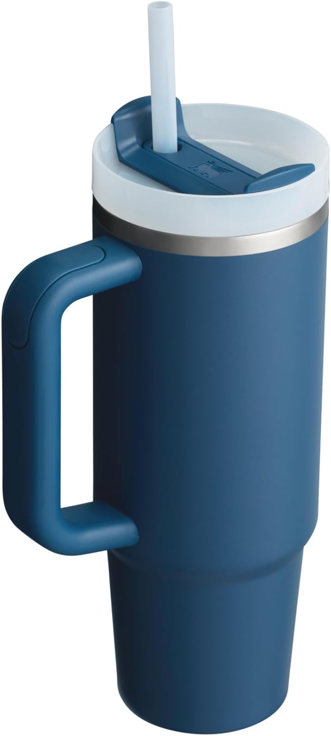 STANLEY Quencher H2.0 Tumbler with Handle and Straw 30 oz | Flowstate 3-Position Lid | Cup Holder Compatible for Travel | Insulated Stainless Steel Cup | BPA-Free | Stargaze