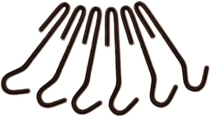 Cuisinart Chef's Classic Cookware Universal Pot Rack Hooks, Oil Rubbed Bronze, Set of 6