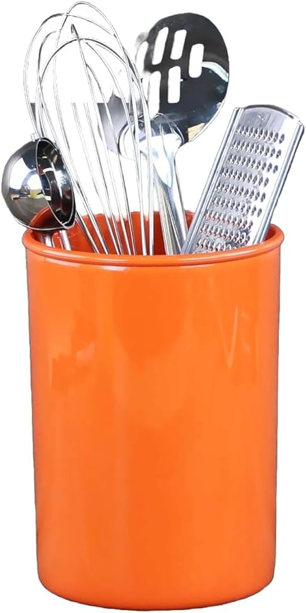 Calypso Basics by Reston Lloyd Plastic Utensil Holder, Orange