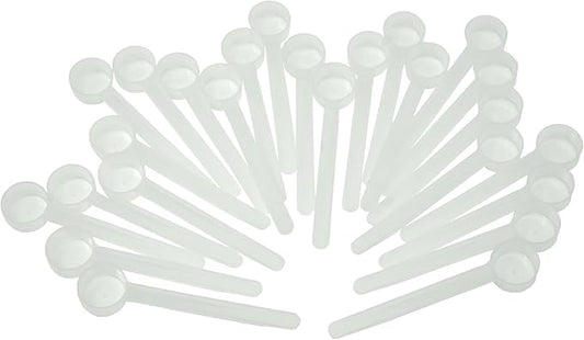 4 mL (3/4 Teaspoon) Long Handle Scoop for Measuring Coffee, Pet Food, Grains, Protein, Spices and Other Dry Goods (Pack of 25)