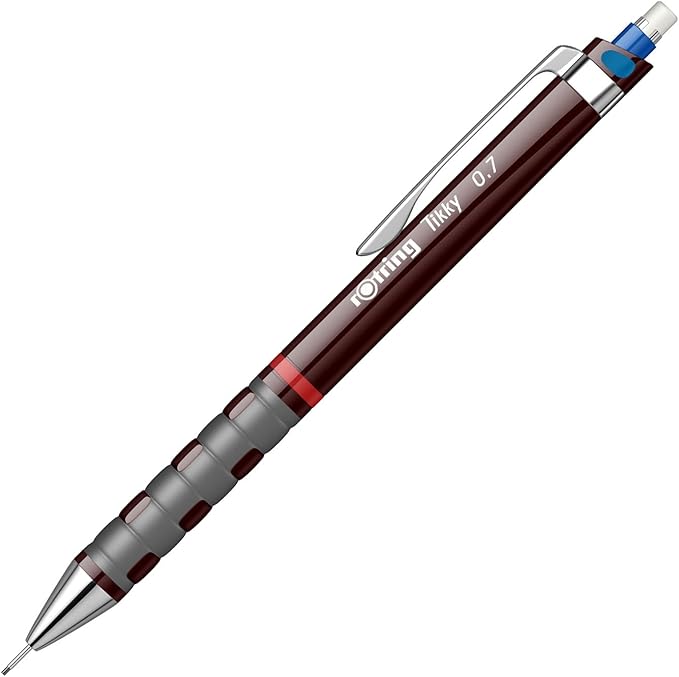 rOtring Tikky Mechanical Pencil, 0.7 mm, Burgundy (1904692)