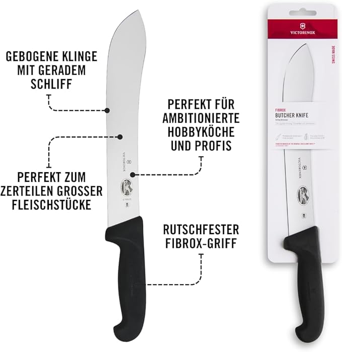 Victorinox Cutlery 8-Inch Granton Edge Butcher Knife