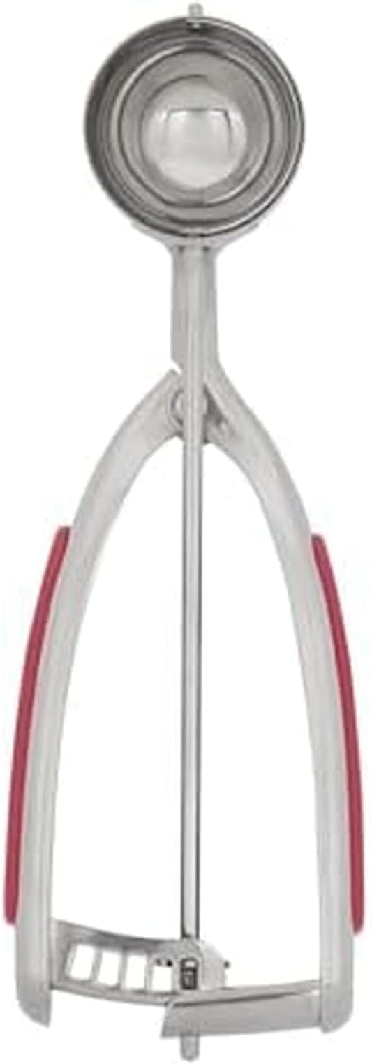 KitchenAid Cookie Dough Scoop, Stainless Steel with Soft-Grip Handle, Easy Squeeze Release, Dishwasher Safe, 1.5 Tbsp Capacity, 8.25-Inch