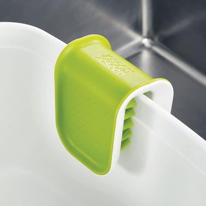 Joseph Joseph BladeBrush Knife and Cutlery Cleaner Brush Bristle Scrub Kitchen Washing Non-Slip, One Size, Green