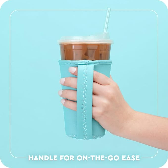 Swig Life Medium Iced Cup Coolie, Standard 22oz Iced Coffee Cup Insulator Sleeve - Image 5