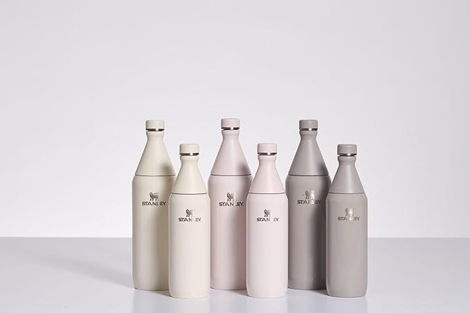Stanley All Day Slim Bottle 34 oz | Twist On Lid with Leakproof Seal | Slim Design for Travel & Gym | Insulated Stainless Steel | BPA-Free | Mist