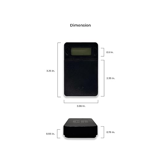 CR Scale Digital Pocket Scale - 1pc Premium Food Scale 100g by 0.01g Digital Grams Scale Weight Scale Kitchen Scale Black Gram Scale Portable Scale Digital Food Scale (JDS-P100) (Battery Included)