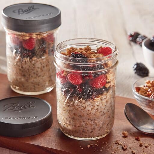Ball Mason Jar Leak-Proof Lids, Wide Mouth, 6 CT (Pack of 12)
