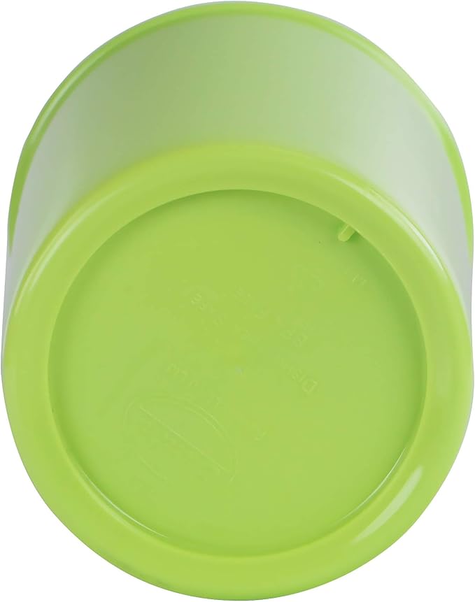Reston Lloyd Calypso Basics Multipurpose Cookware Storage Crock, Kitchen Countertop & Office Desk Organization, Durable & Food Safe BPA-Free Plastic, Lime