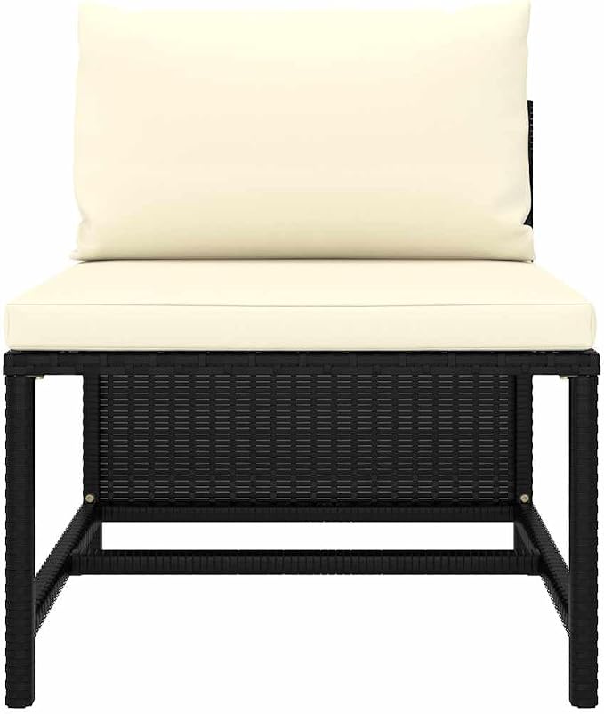 9-Piece Outdoor Patio Furniture Set, Modular PE Rattan Sectional Sofa - Image 8