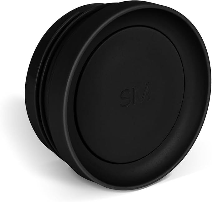 Simple Modern Voyager Tumbler Coffee Lid Replacement | Reusable Lid ONLY Fits Simple Modern Voyager Collection | 360° Lid | Midnight Black