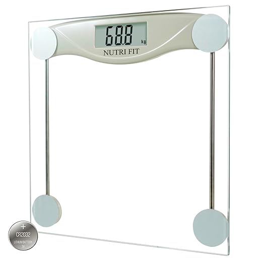Digital Bathroom Scale for Body Weight, Precision Weighing Scale for Weight Loss, High Accuracy Measurements, 330 Pounds, Step on Technology