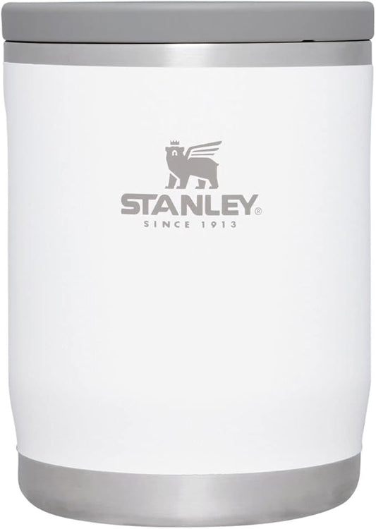 Stanley Adventure To-Go Food Jar | Vacuum Insulated Thermos Food Container | Wide Mouth Screw On Lid | Packable for Travel | Stainless Steel with Leakproof Lid | BPA-Free