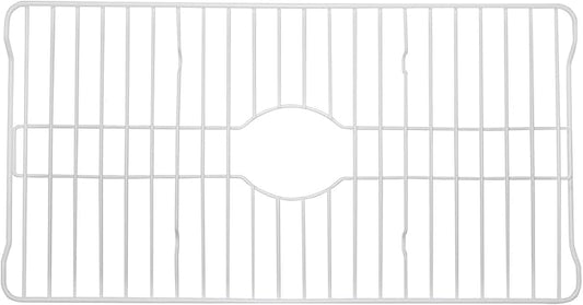 Better Houseware Sink Protectors for Kitchen Sink, Protective Metal Grid, 24.125x12.75x1 inches, White Kitchen Sink Mat to Shield Sink Base from Scratches, Rust-Resistant Coating, XL