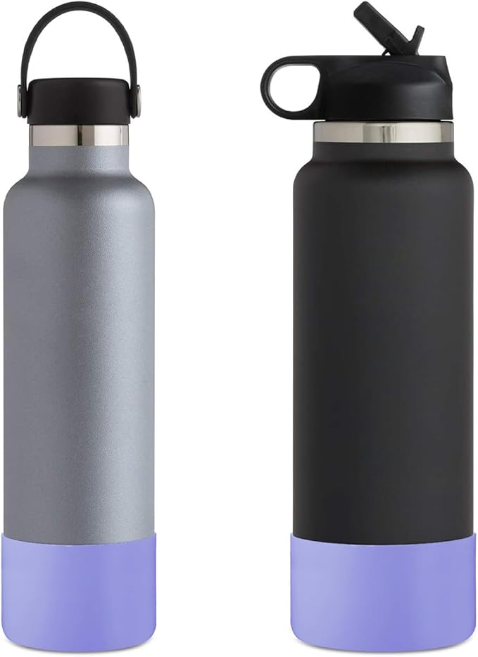CHEETAH Protective Boot for Hydroflask Water Bottle 12oz - 40oz, BPA Free Bottom Silicone Sleeve Cover, Compatible with All Water Bottles with Bottom Width of 2.87-3.56in
