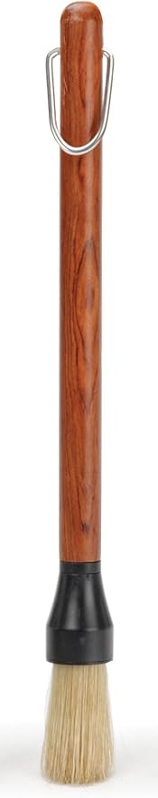 RSVP International (BQ-BST) BBQ Basting Brush, 10.5" | Baste Meats & Veggies | All Natural Bristles & Rosewood Handle | Grilling & Marinating