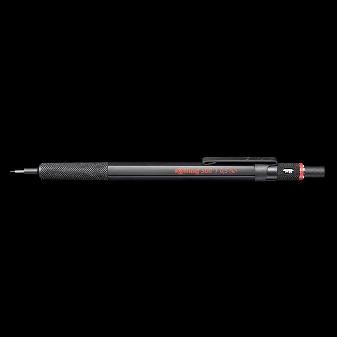 Rotring 500 0.5mm Mechanical Pencil, Black (502505N) (1904725)