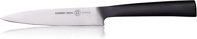 Schmidt Brothers - Carbon 6, 6-Piece Jumbo Steak Knife Set, High Carbon German Stainless Cutlery in a Wood Gift Box